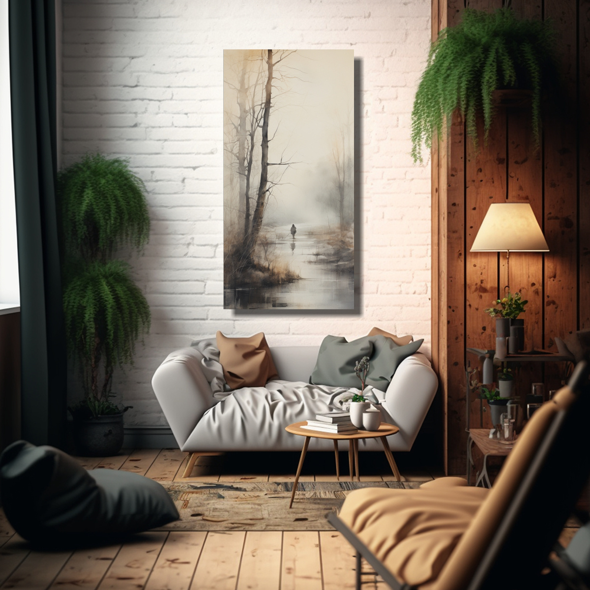 ARTE DE PARED FOTOGRAFÍA FANTASMAGÓRICA FIGURA 30X60 CM - 2