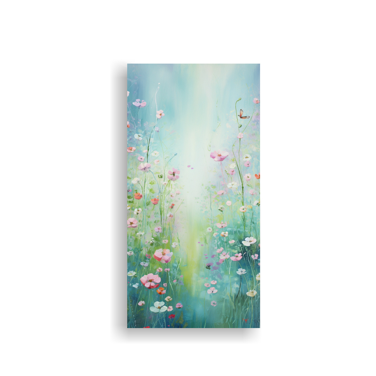 PINTURA DECORATIVA DE PRADOS ABSTRACTOS LUSH EN 30X60 CM - 1
