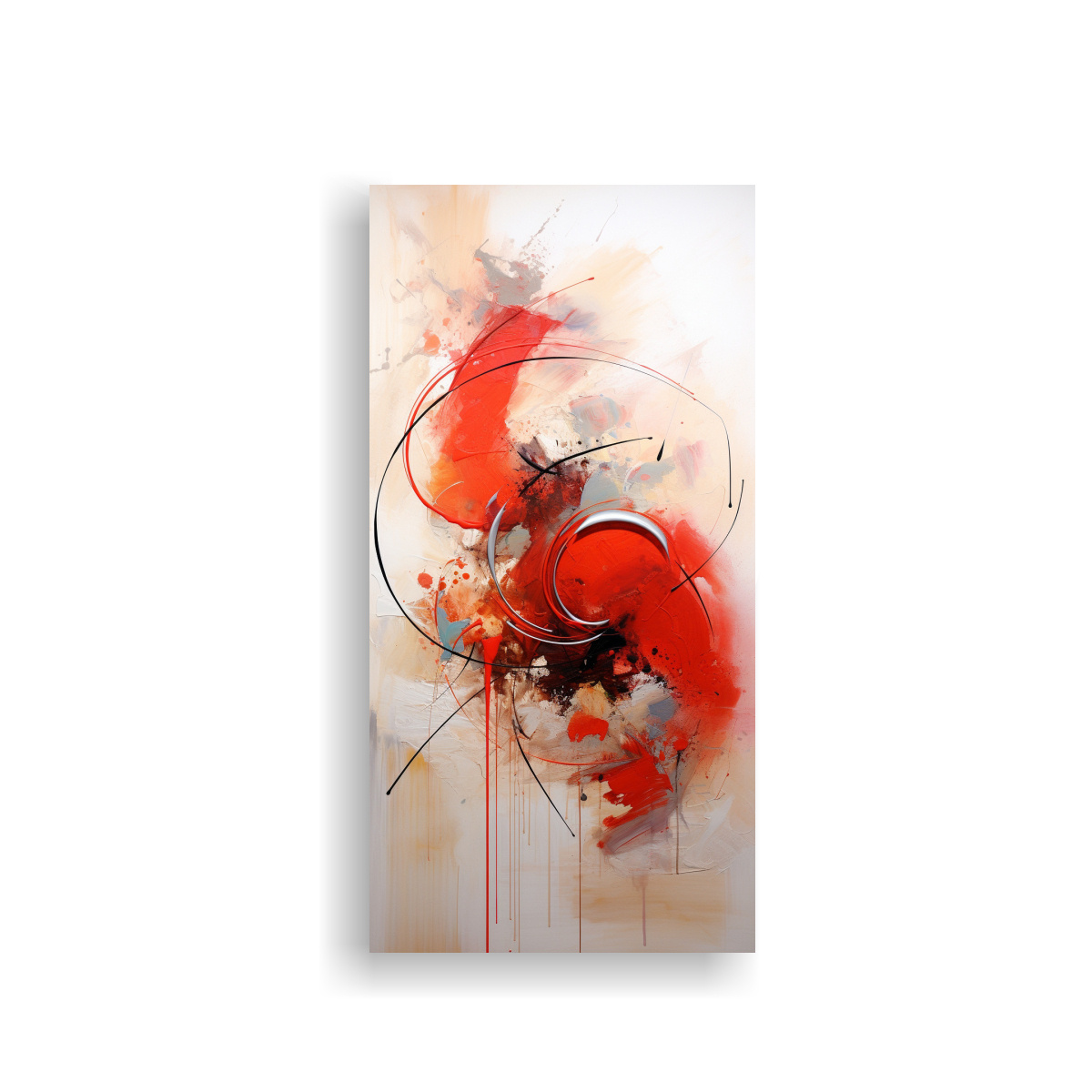 CUADROS ABSTRACTOS MODERNOS: COMPRA LIENZO 50X100 CM - 1