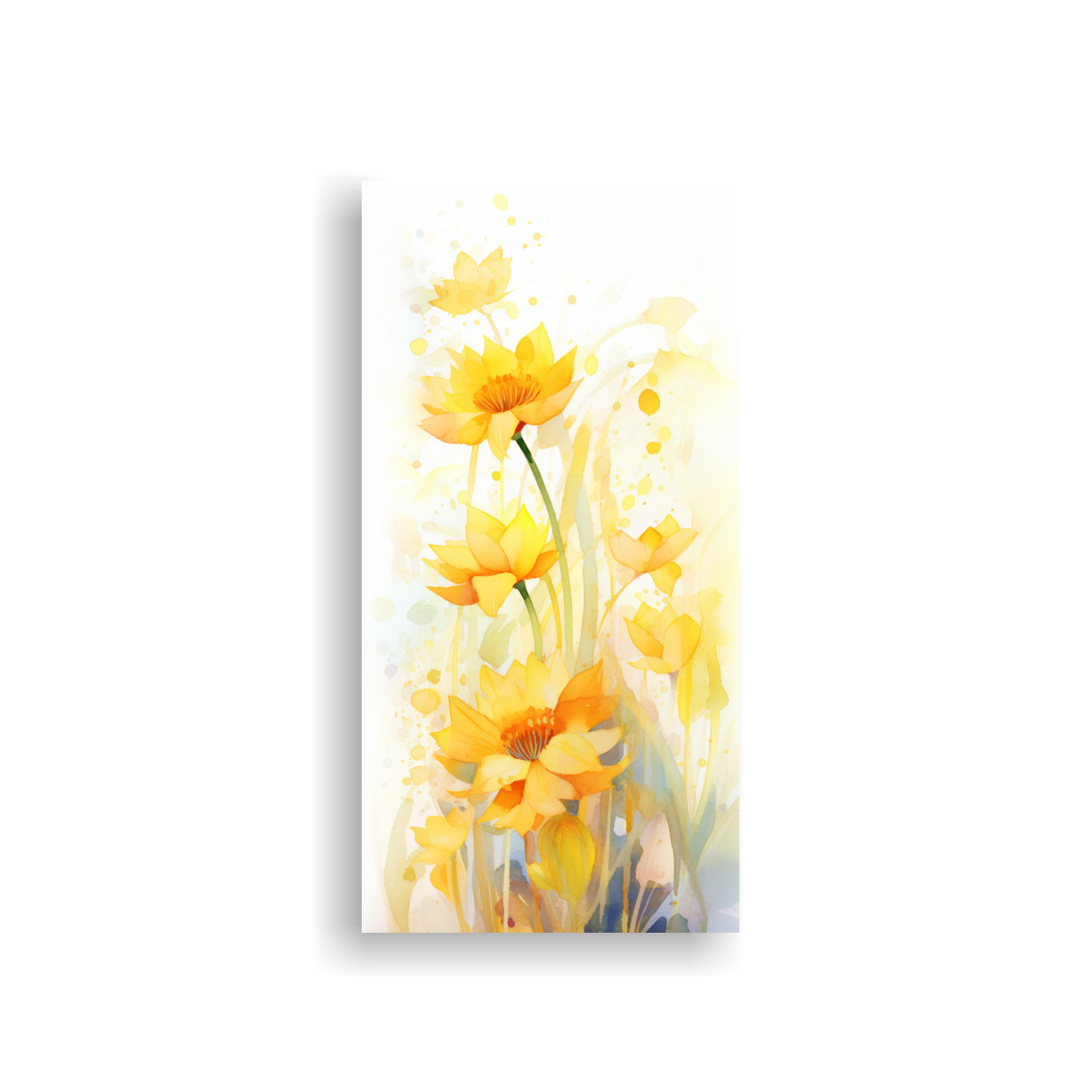 PINTURAS DECORATIVAS ESTILO ACUARELA VINTAGE CON 20X40 CM - 1