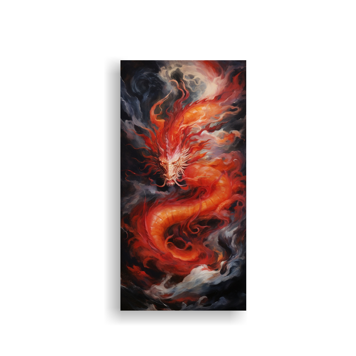 CUADRO VERTICAL POP ART LA DANZA FEROZ Y ARDIENTE 40X80 CM - 1