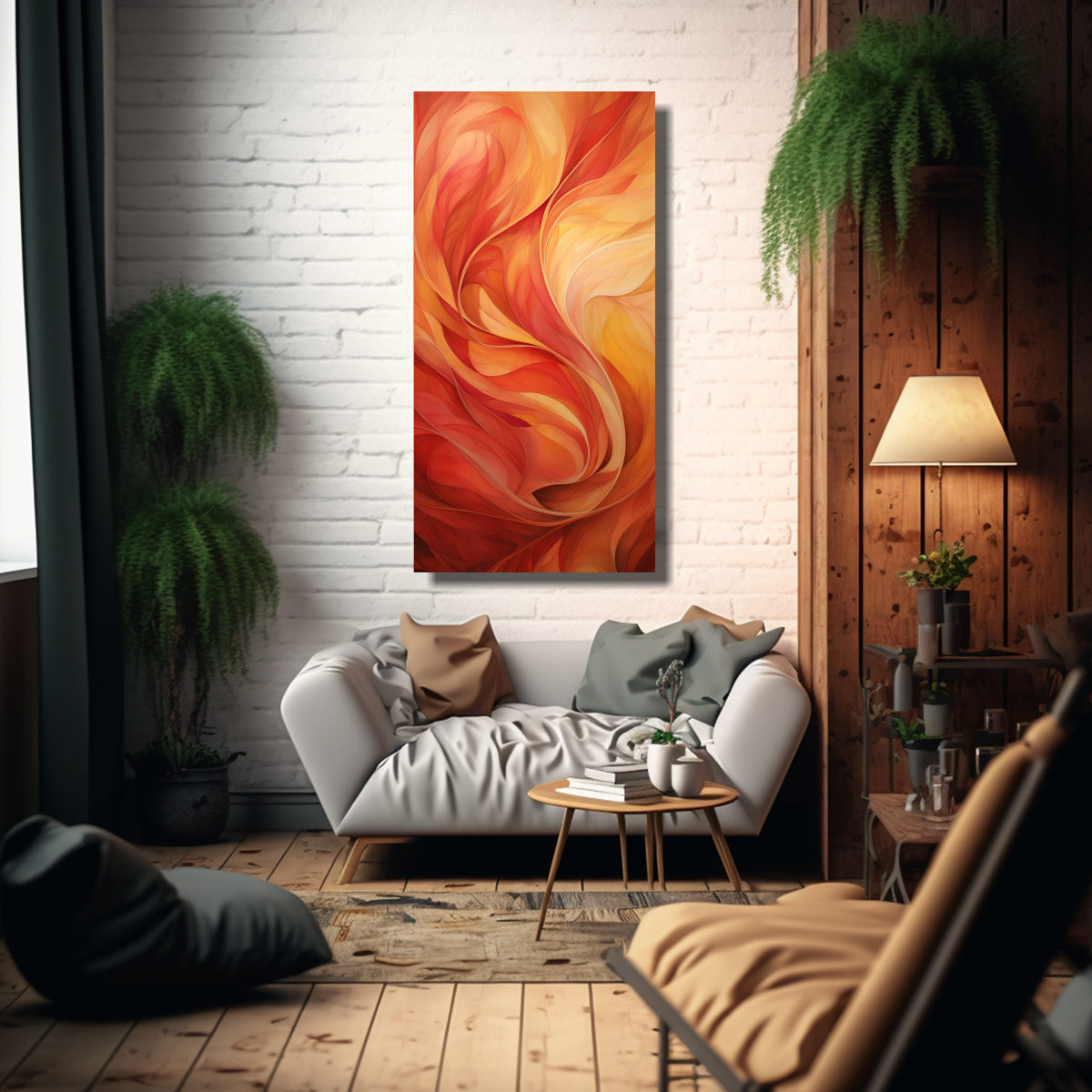 LIENZO VINTAGE PARA CUARTO CON PATRONES 70X140 CM - 2