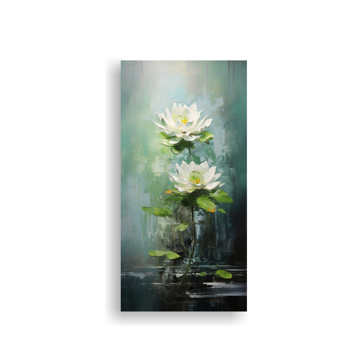 LIENZO CONCEPTUAL PERSONALIDAD DE PINTURA DE LOTO 80X160 CM - 1