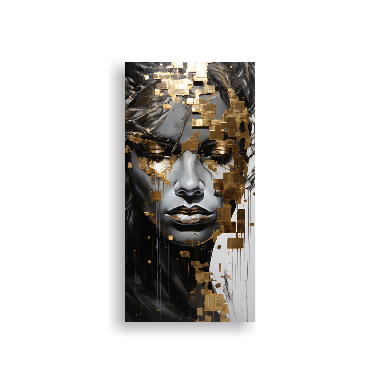 CUADROS DECORATIVOS CON TEXTURA FACIAL Y 20X40 CM - 1