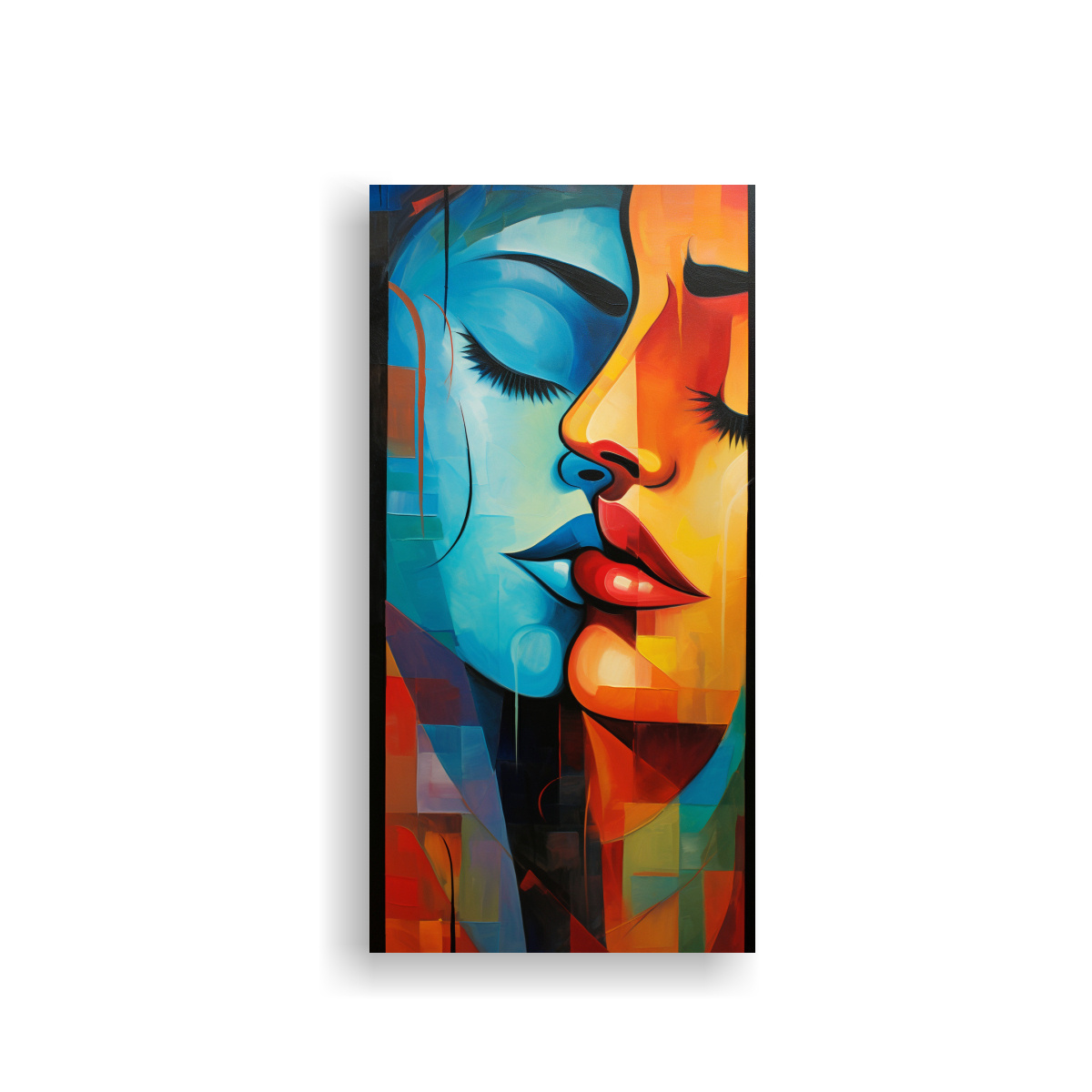 PINTURAS ABSTRACTAS CON COMPOSICIÓN DE COLORES 40X80 CM - 1