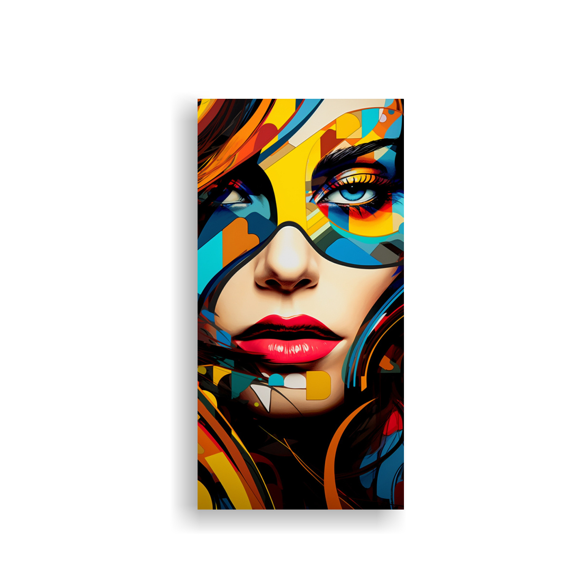 PINTURAS DECORATIVAS DE FUSIÓN ABSTRACTA DE ARTE 60X120 CM - 1