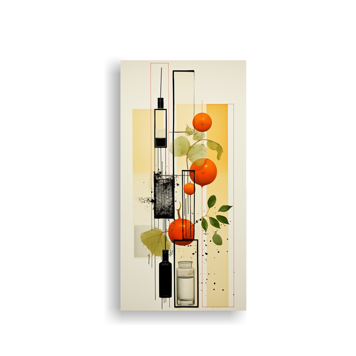 CUADRO COLORES PARA COCINA MINIMALISTA DE MOTIVOS 20X40 CM - 1