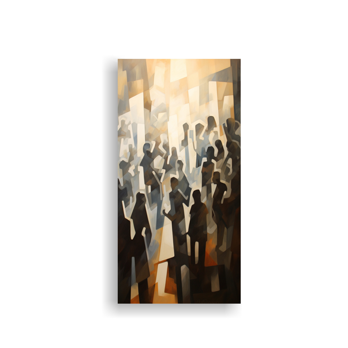 PINTURA DECORATIVA LIENZO FOTOGRÁFICO ABSTRACTAS 20X40 CM - 1