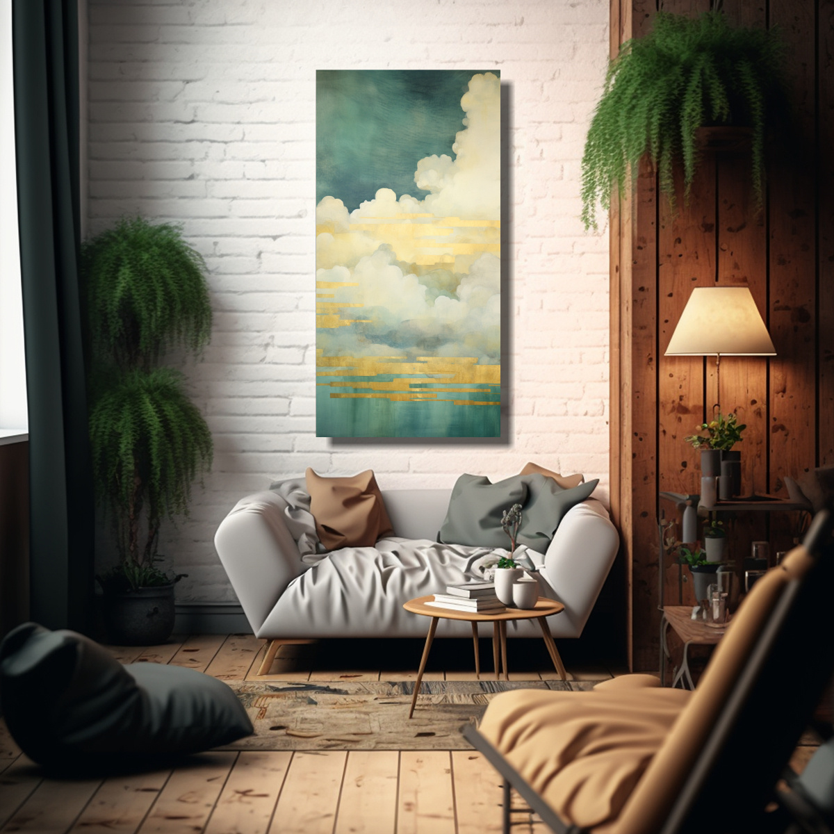 PINTURA ARTE TELA SUBLIMADA TEMÁTICA CON 30X60 CM - 2