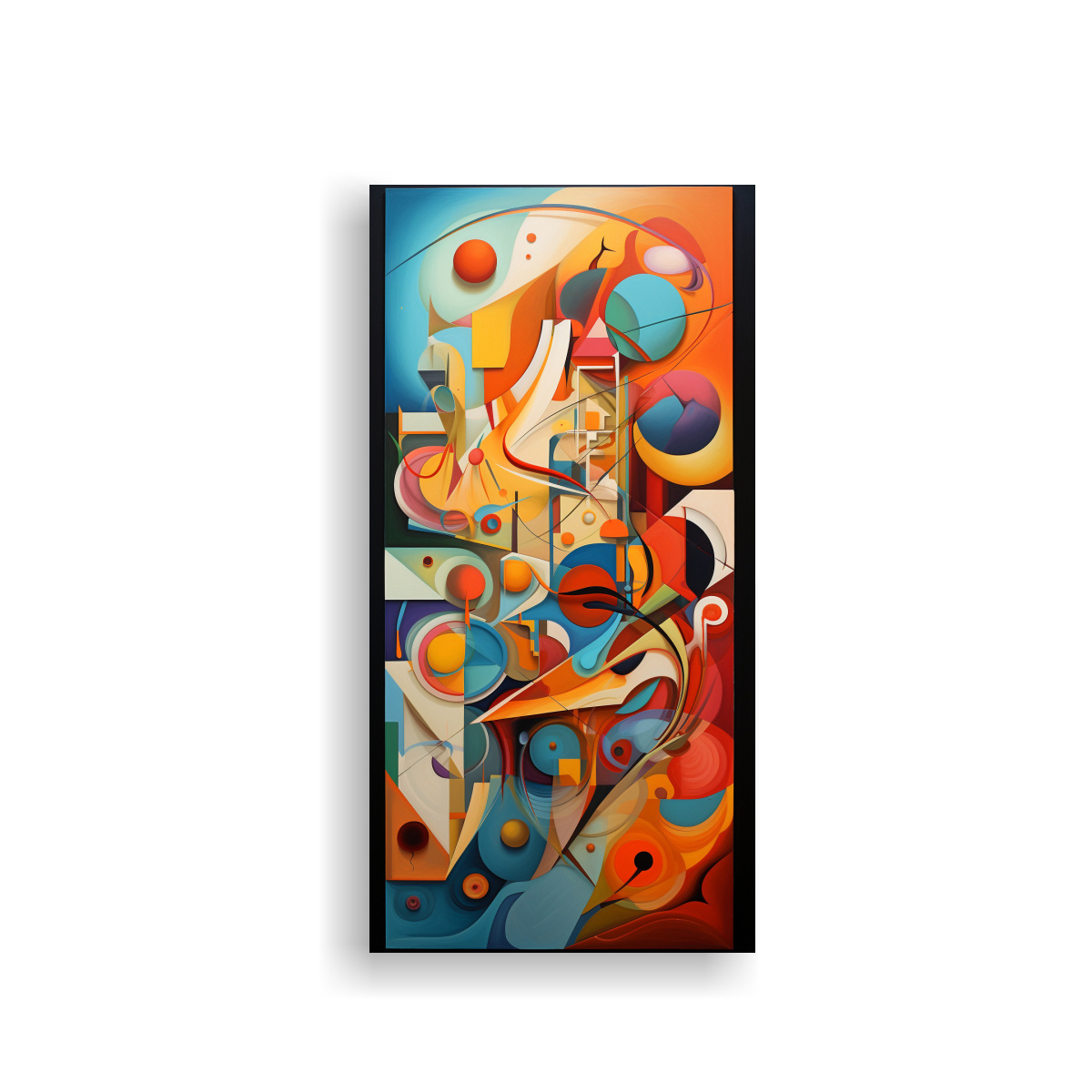 LIENZOS ABSTRACTOS GRANDES TONOS REFINADOS PARA 60X120 CM - 1