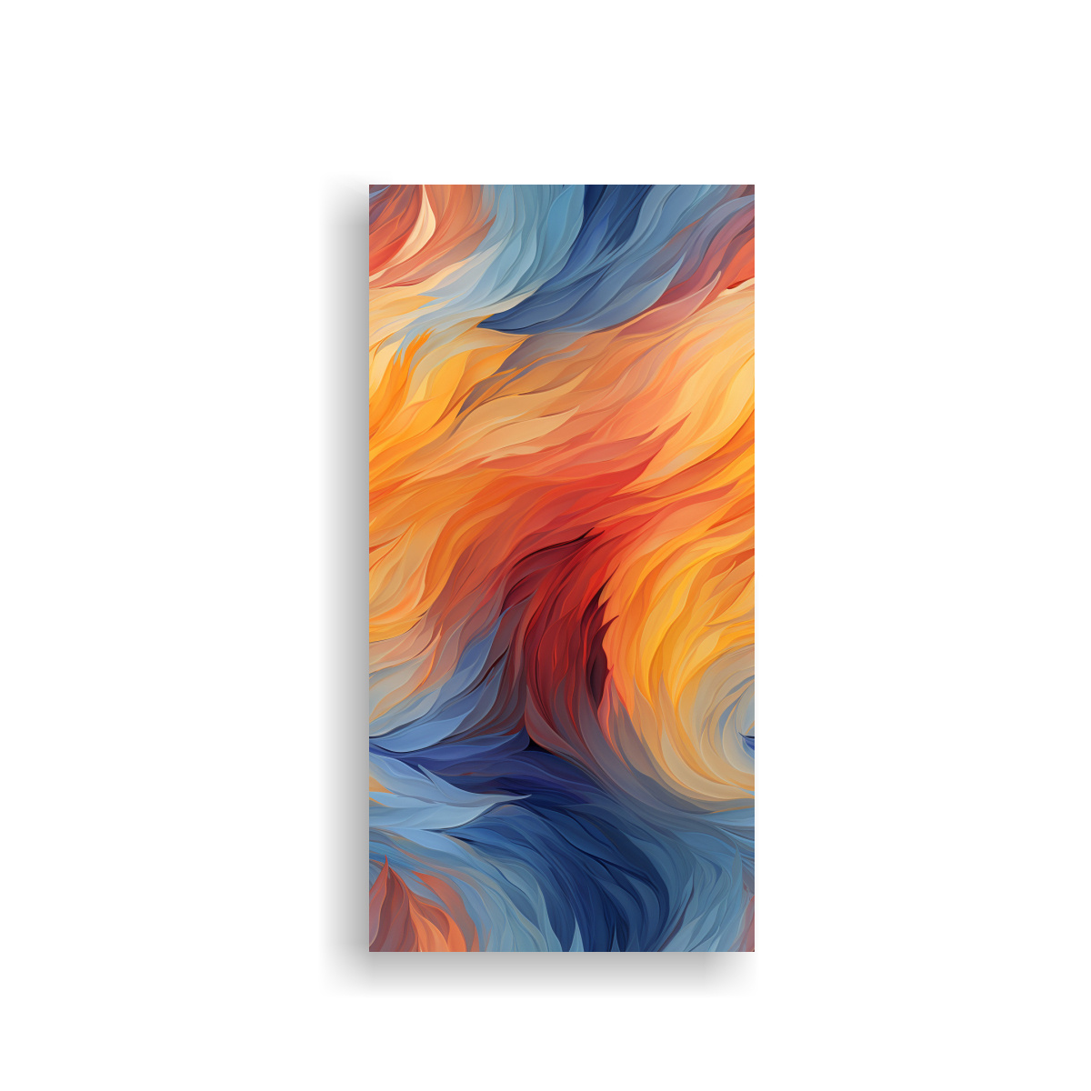 PINTURA ABSTRACTA EN BASTIDOR: OBRA MAESTRA 60X120 CM - 1