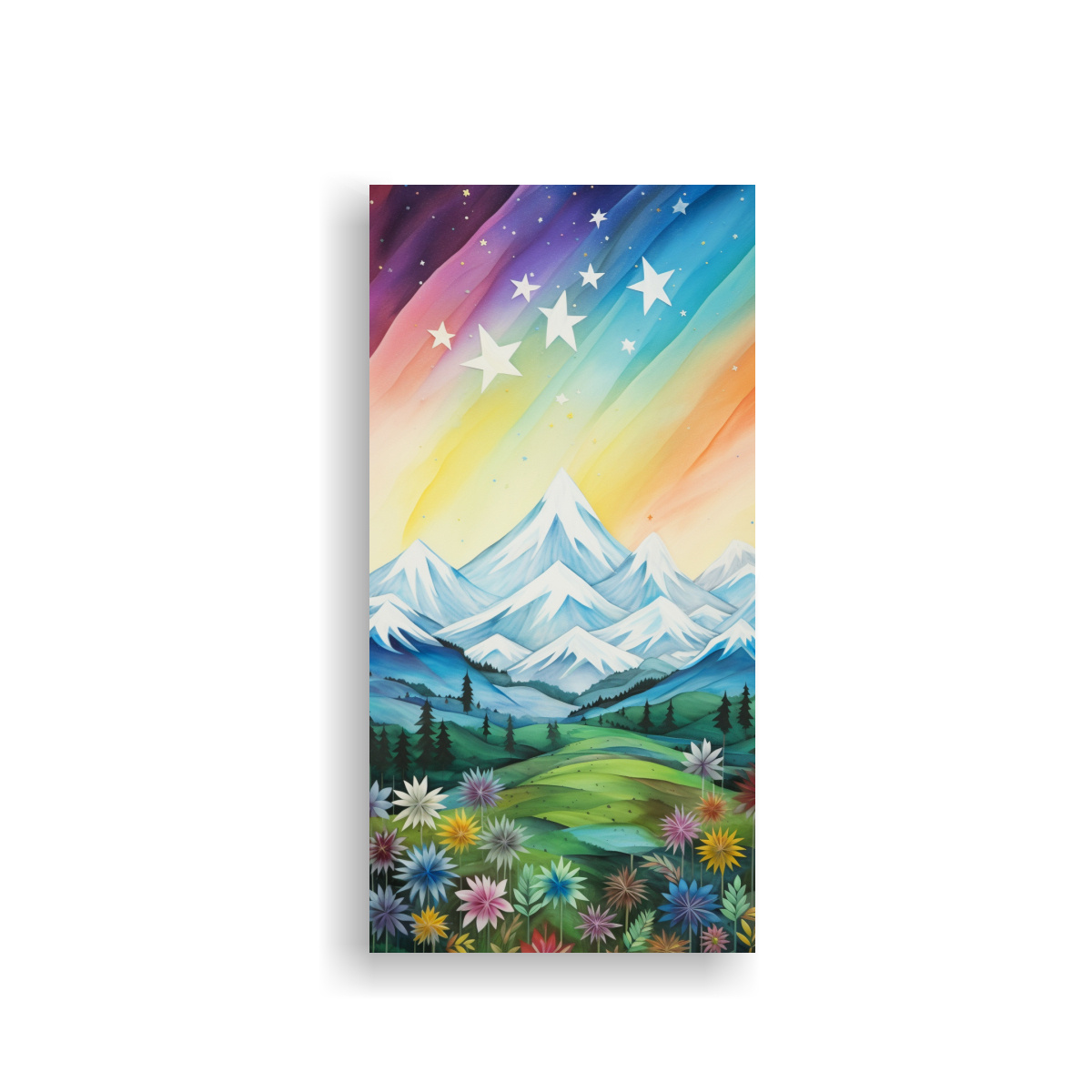 CUADRO DE MONTAÑA CON ESTILO ELEGANTE PARA 80X160 CM - 1