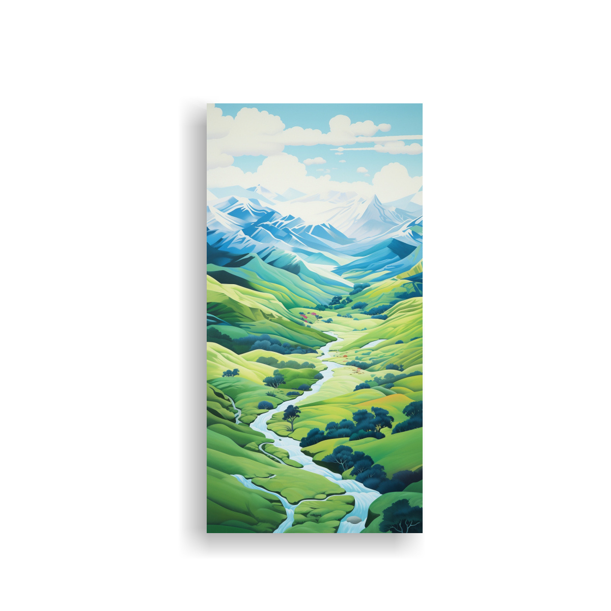 CUADROS DE DECORACIÓN ARTE VERTICAL LIVING QUE 60X120 CM - 1