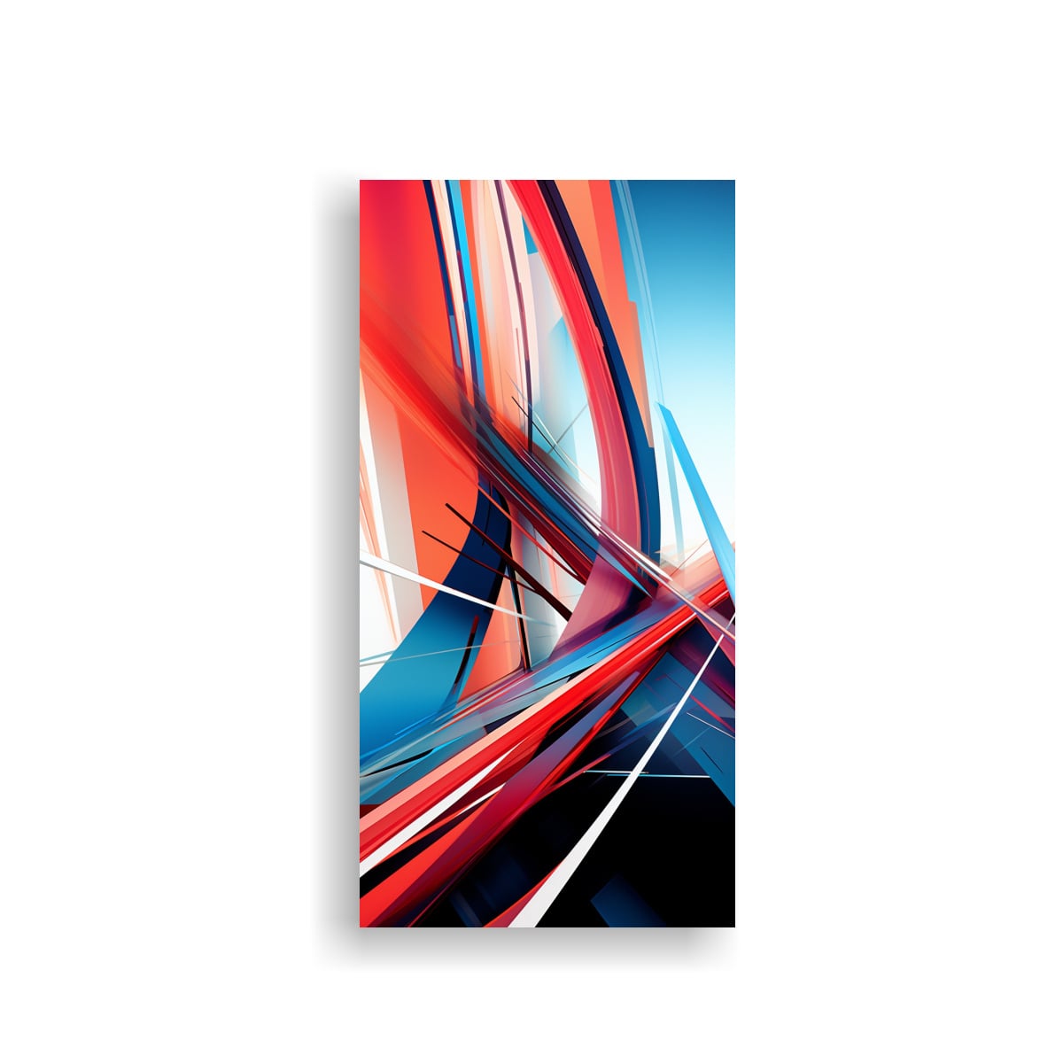 INTERPRETACIÓN ABSTRACTA VERTICAL DE 20X40 CM - 1
