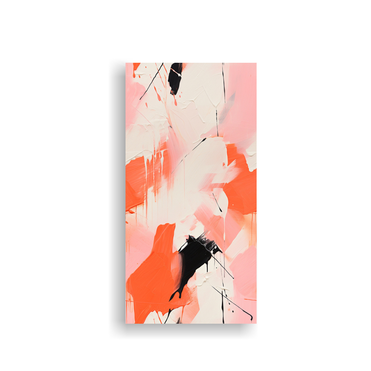 PINTURA ABSTRACTA NEOMINIMALISTA QUE MEZCLA 50X100 CM - 1