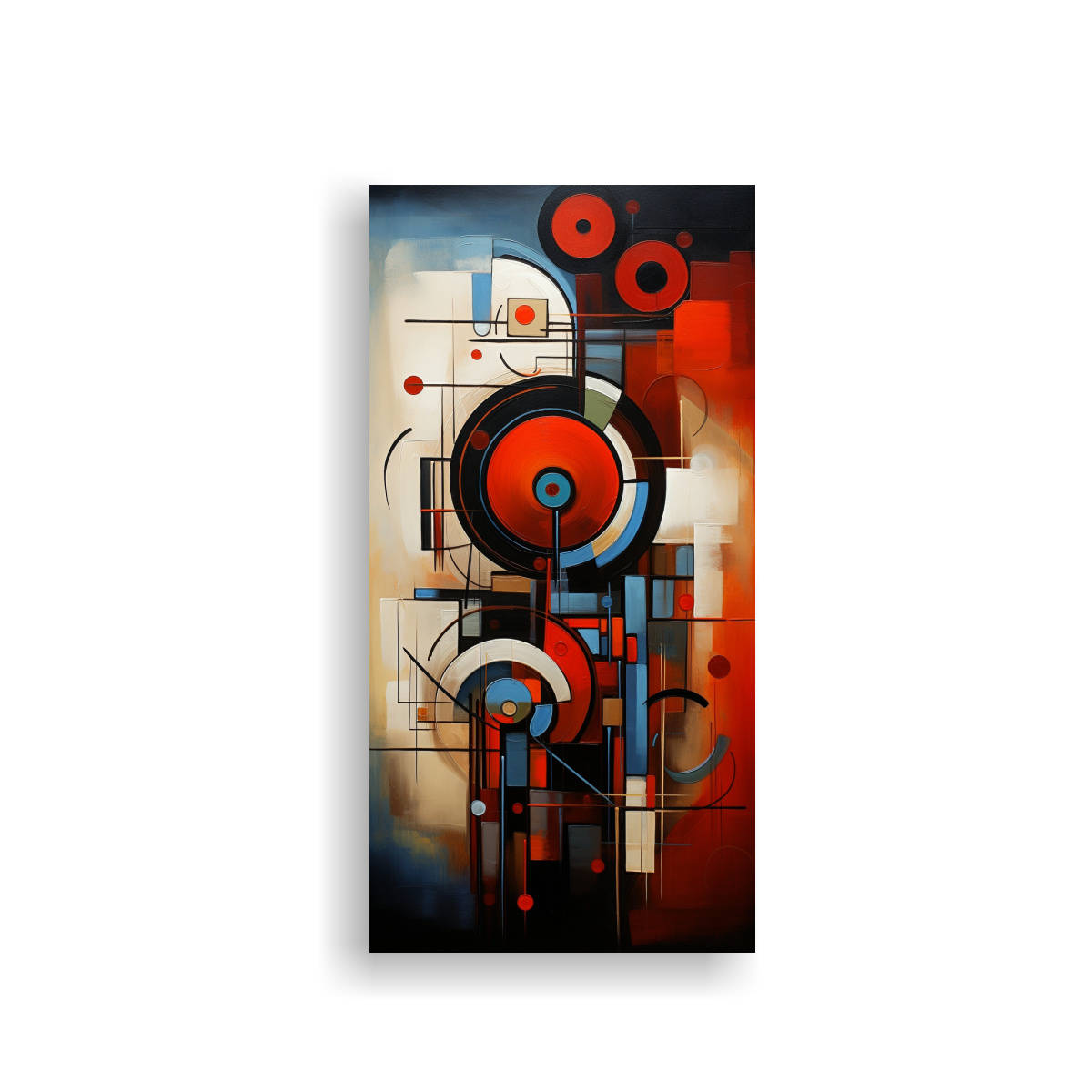 CUADRO CONCEPTO SIMPLE ABSTRACTO ECONÓMICO 40X80 CM - 1