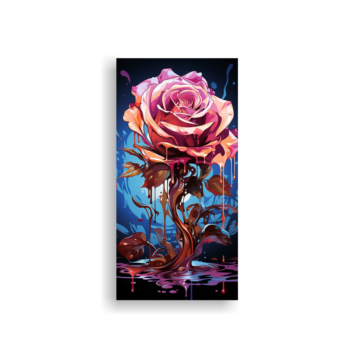 PINTURA DECORATIVA DE LIENZO CONCEPTO ESPACIAL EN 30X60 CM - 1