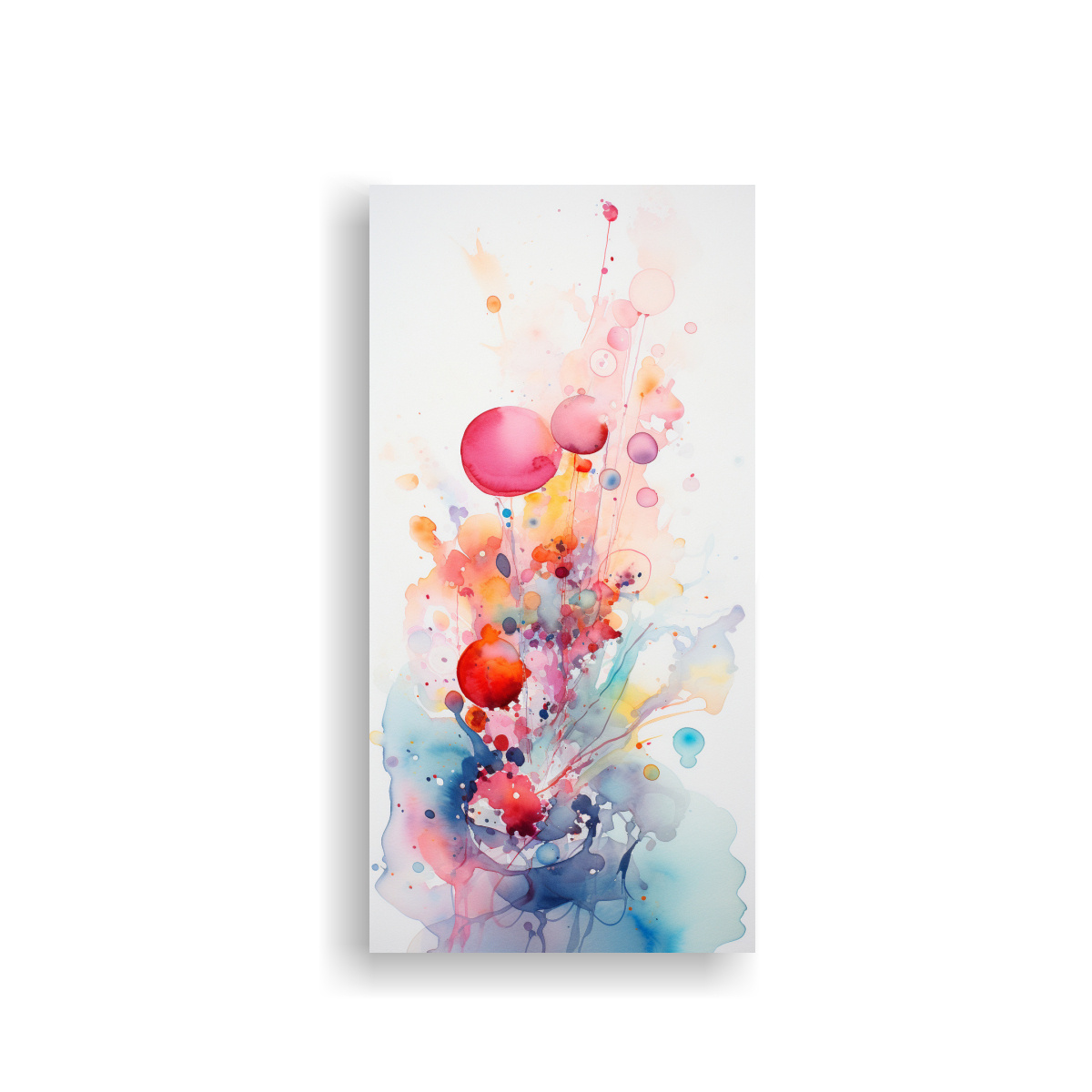 ARTE PARED COMPOSICIÓN ACUARELA FANTÁSTICO 70X140 CM - 1