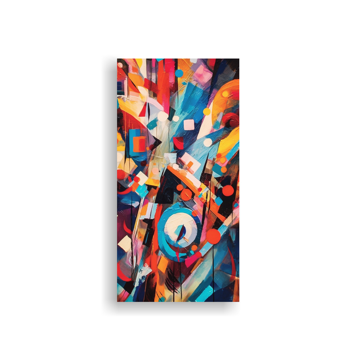 PINTURAS ABSTRACTAS DECORATIVAS PARA BELLEZA 60X120 CM - 1