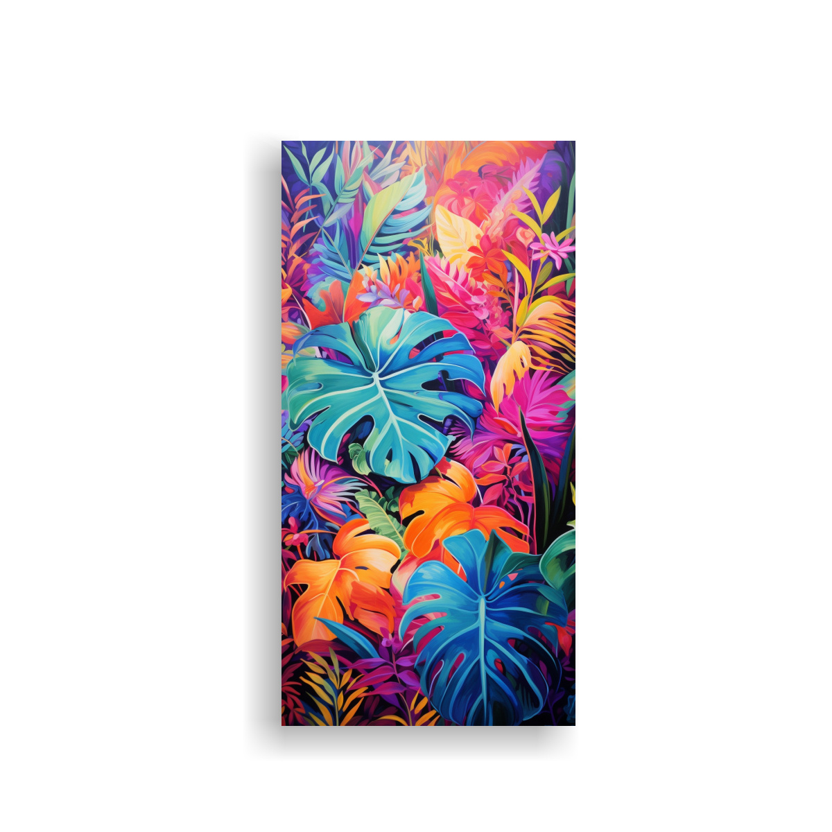 CUADRO MODERNO SURREALISTA: VIBRANTES VIBRACIONES 60X120 CM - 1