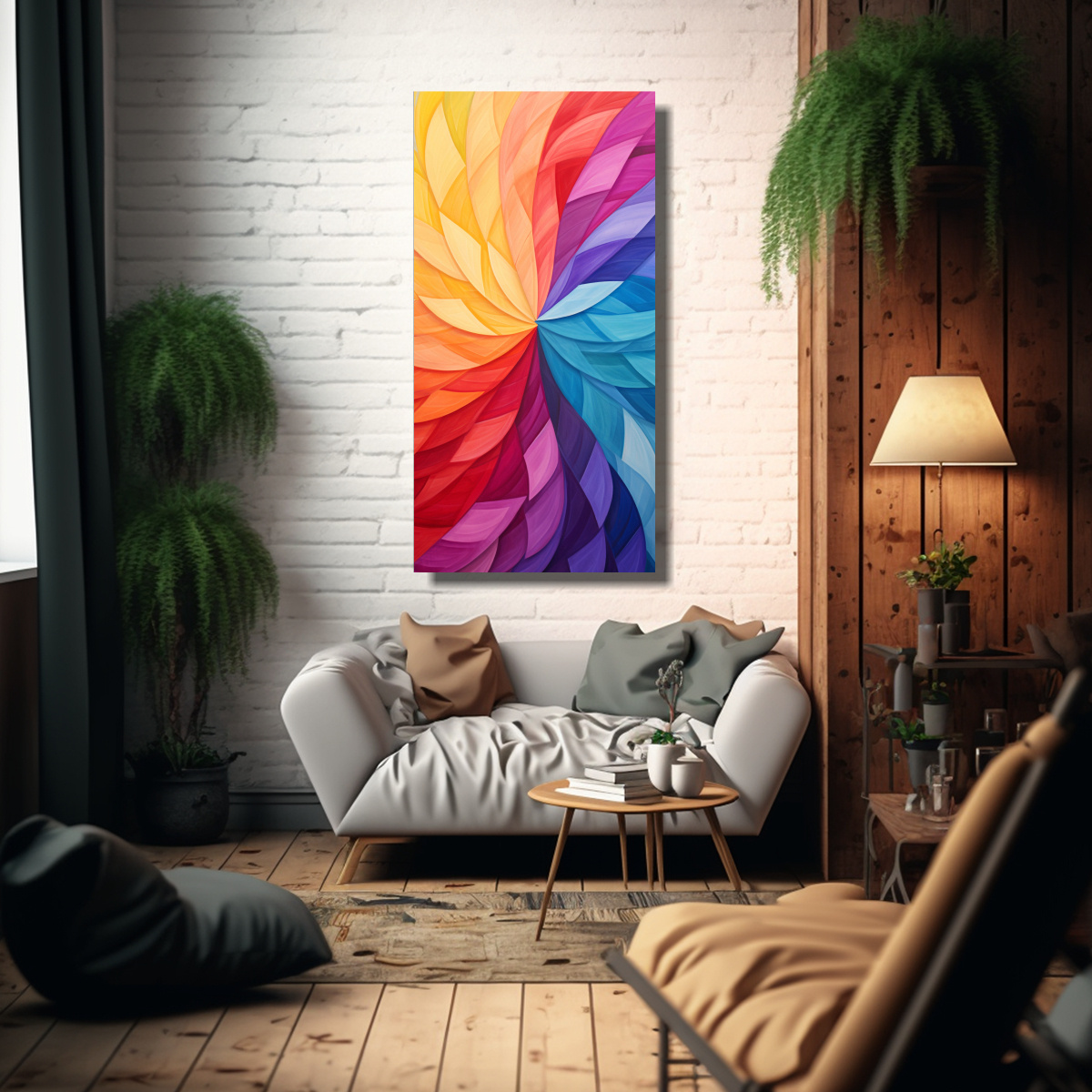 PINTURAS DECORATIVAS VIBRANTES Y DIVERSAS CON 50X100 CM - 2