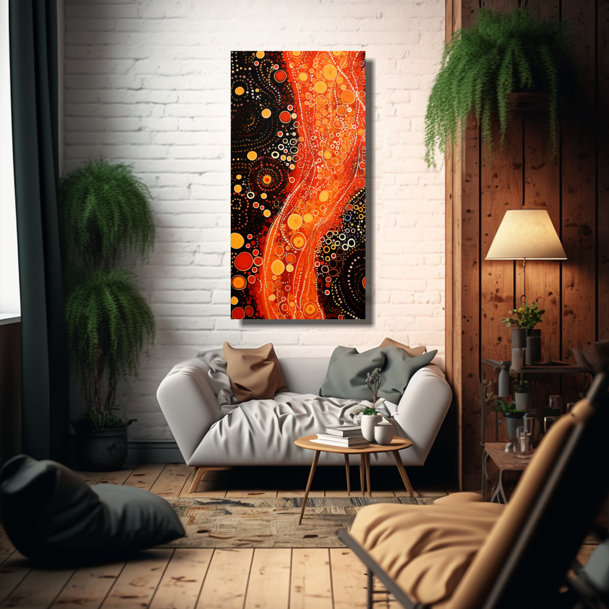 LIENZO DE TELA SUBLIMADA CON INTERPRETACIÓN 20X40 CM - 2