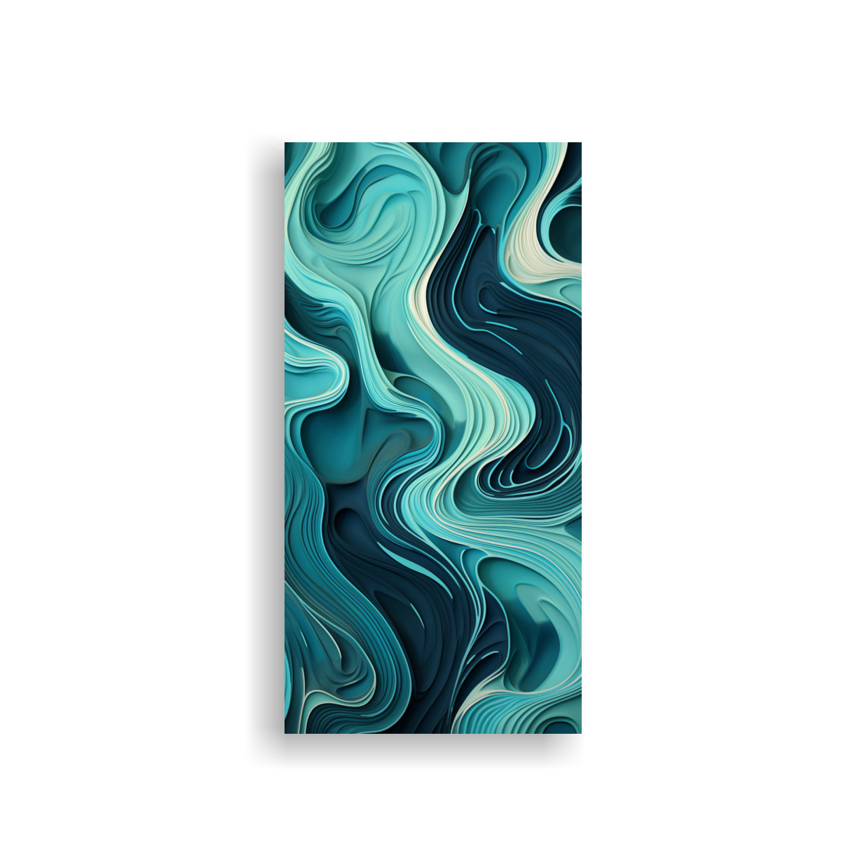 CUADRO DECORATIVO DE PATRONES ABSTRACTOS INTENSOS 80X160 CM - 1