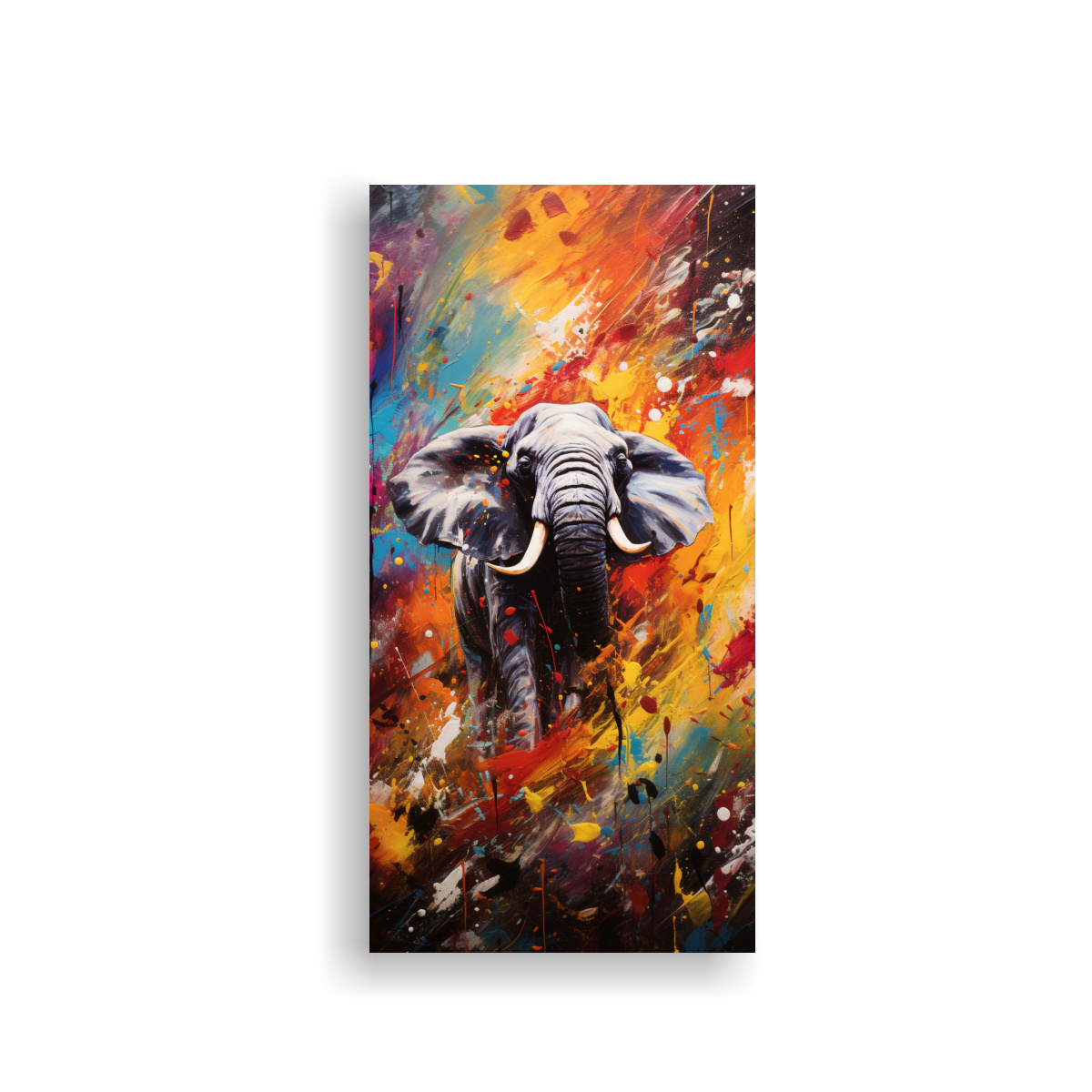 CUADRO ARTE TEMA STREET ART BELLEZA CAÓTICA DE 70X140 CM - 1