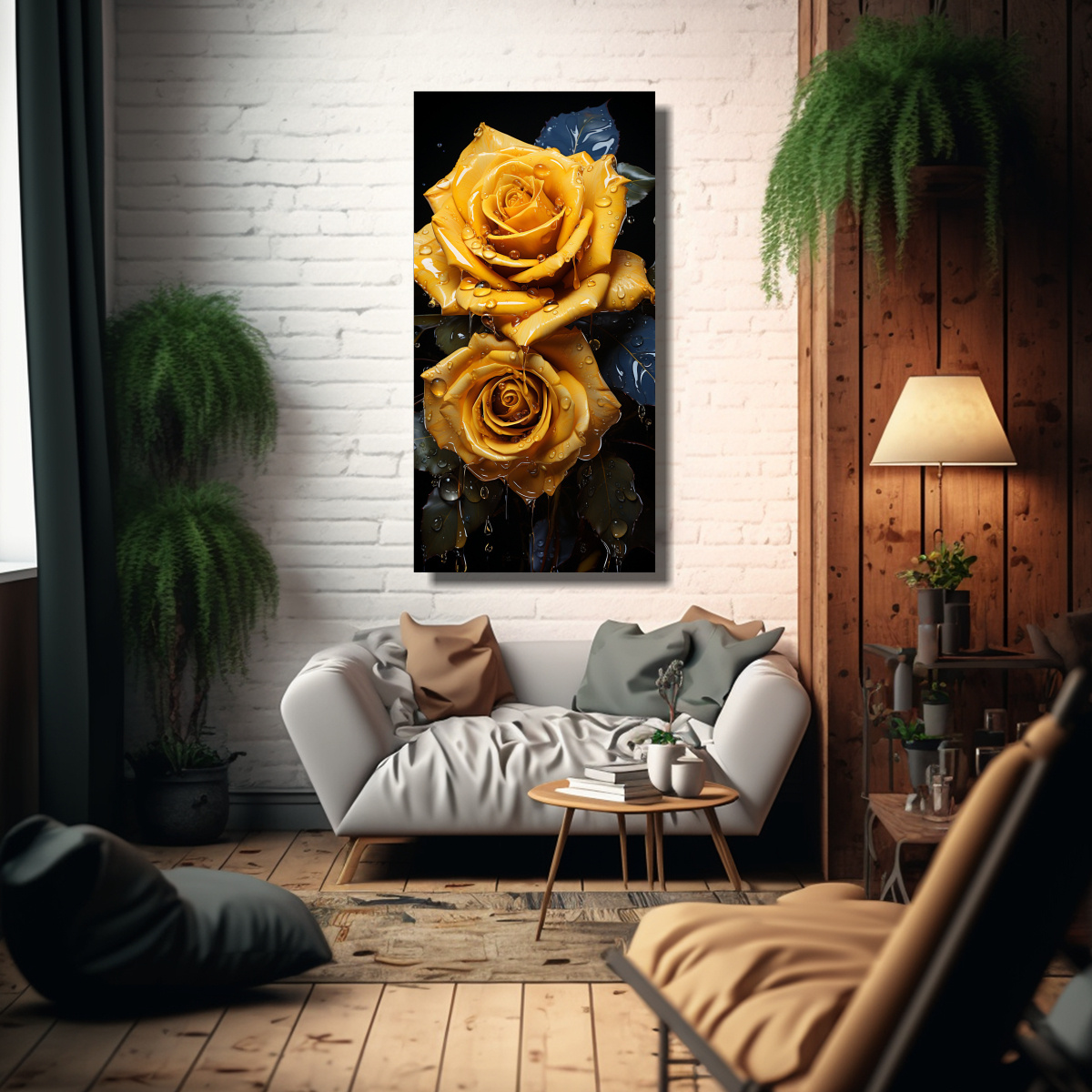 CUADRO DECORATIVO DE TEMÁTICA POP ART CON UNA 70X140 CM - 2