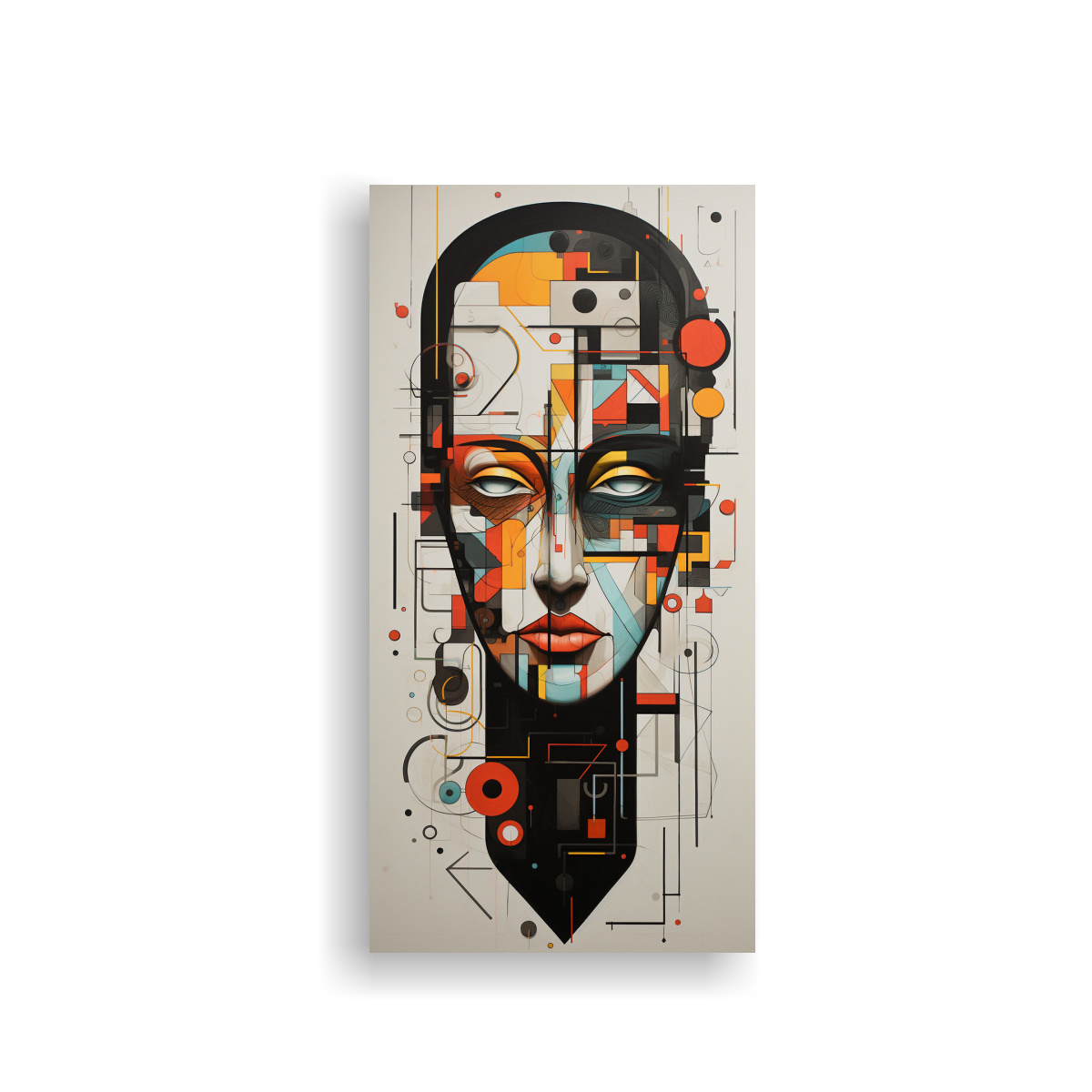 CUADROS DECORATIVOS EN BASTIDOR CON ARTE URBANO 50X100 CM - 1