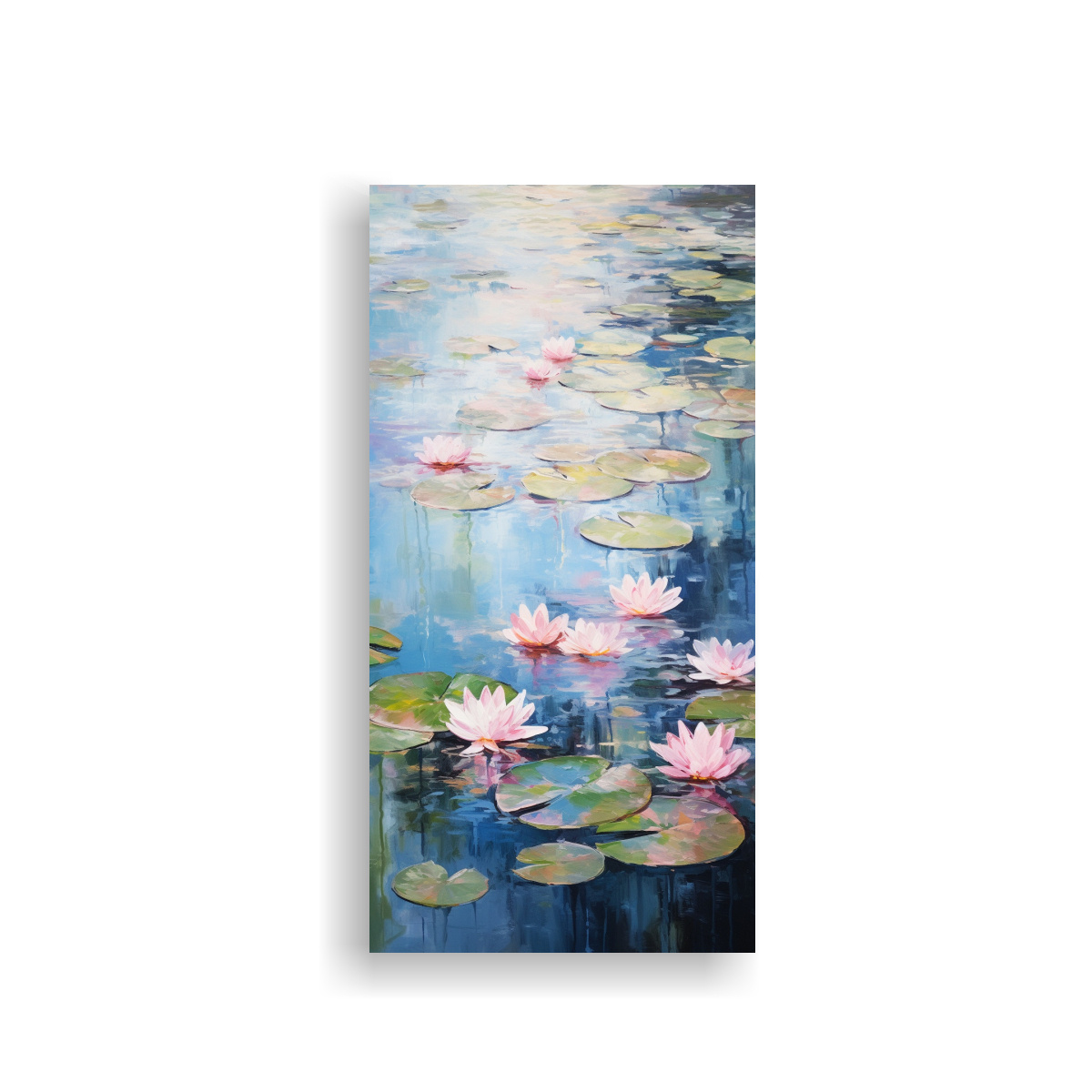 PINTURA DE PARED ABSTRACTA DE MONET CON 60X120 CM - 1