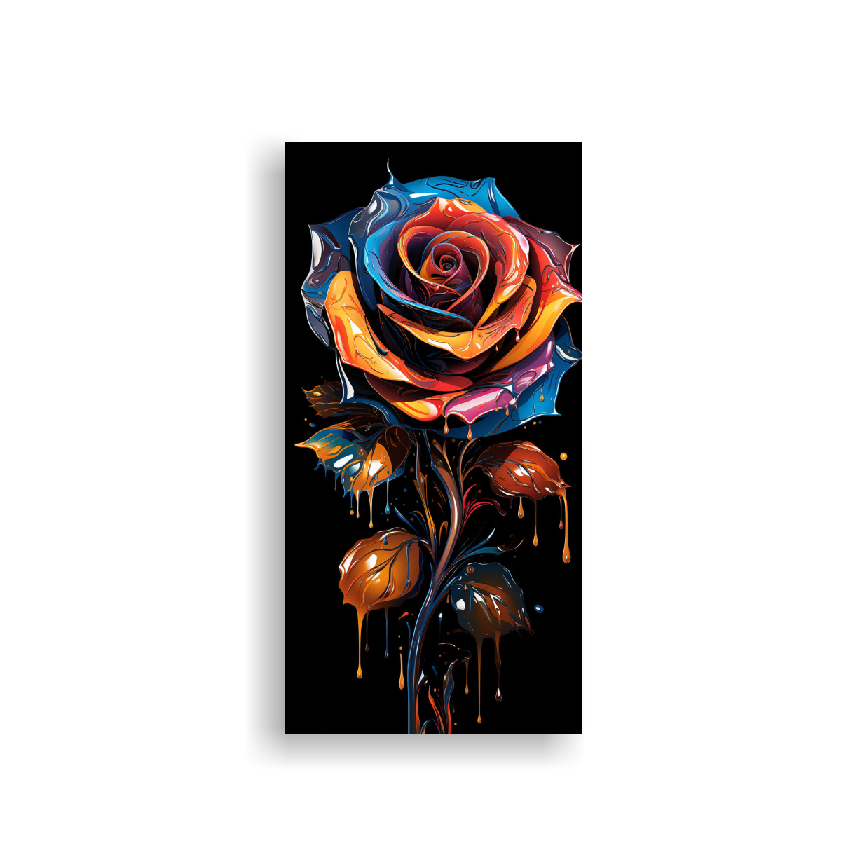 PINTURA DECORATIVA DE DISEÑO DE VANGUARDIA 80X160 CM - 1