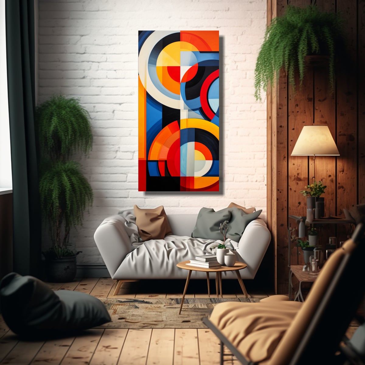 PINTURAS DECORATIVAS DE COMPOSICIÓN DE 30X60 CM - 2