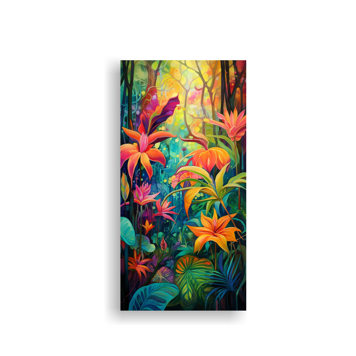 LIENZO DE TELA CUADRO ARMONÍA: PATRONES 30X60 CM - 1