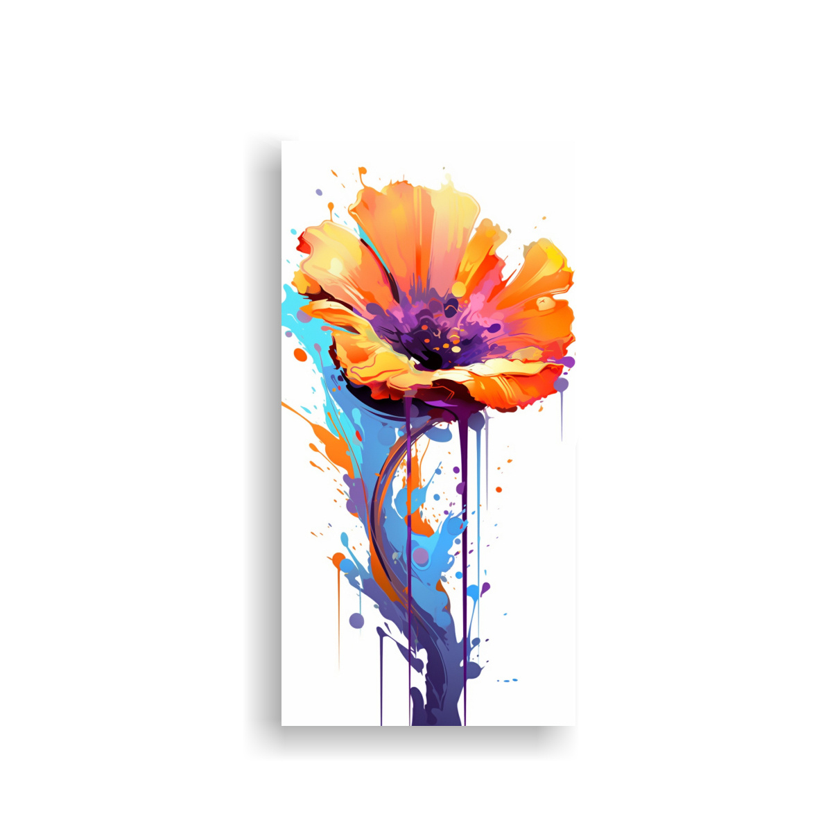 ILUSTRACIÓN VECTORIAL ELEGANTE DE ANARANJADO EN 60X120 CM - 1