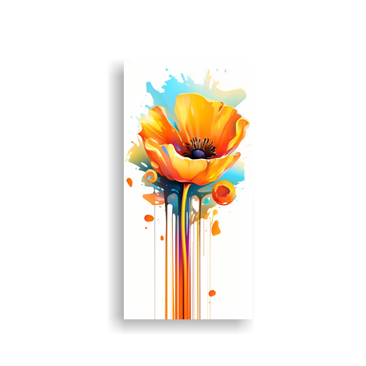 ILUSTRACIÓN VECTORIAL ELEGANTE Y COLORIDA DE UNA 70X140 CM - 1