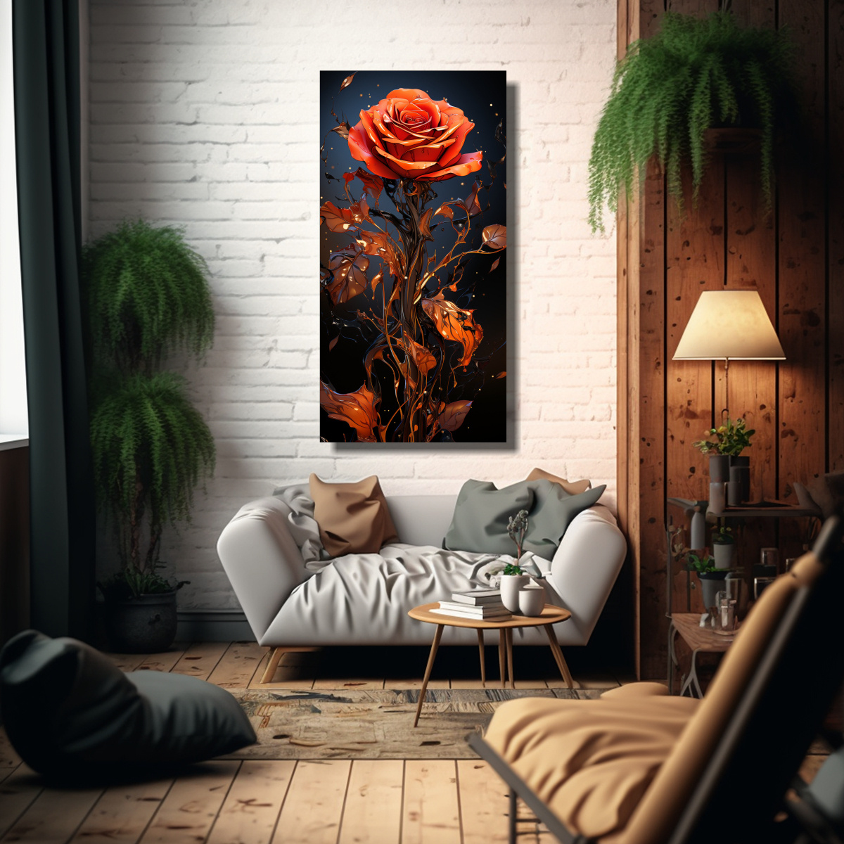 PINTURA DECORATIVA CANVA EXPRESION INNOVADOR DE 60X120 CM - 2