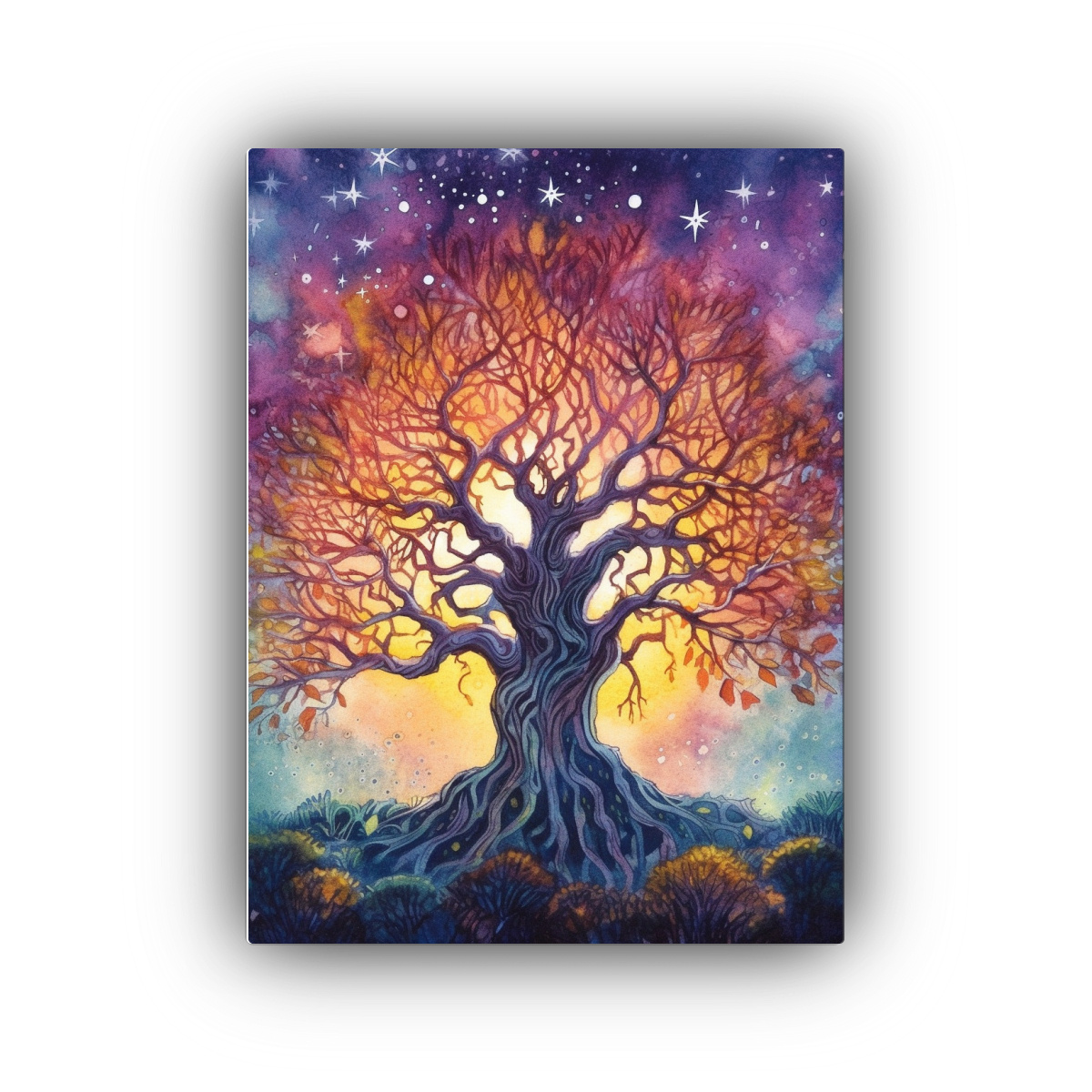 CUADRO ACUARELA DETALLADO Y HERMOSO DE UNA 50X75 CM - 1