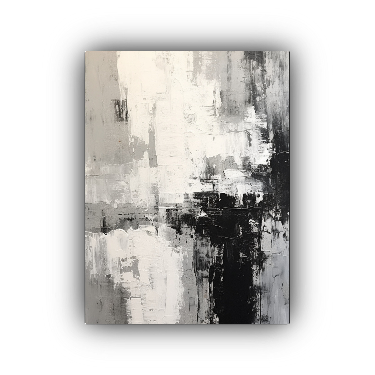CUADRO DECORATIVO ABSTRACTO PINTADO POR ARTISTA 30X45 CM - 1