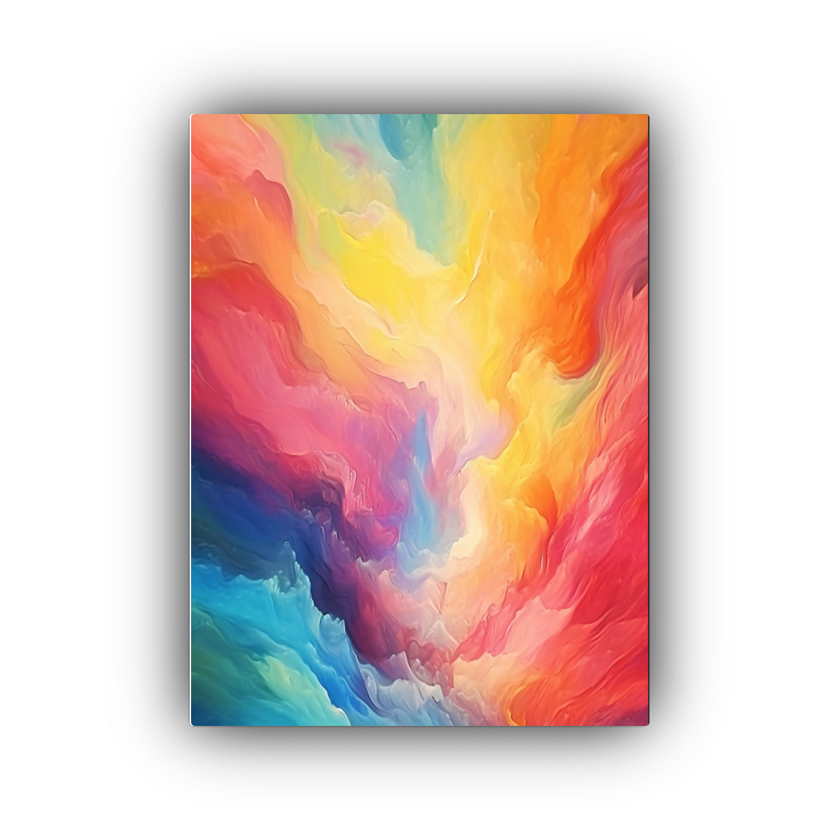 GENERAR UNA OBRA ABSTRACTA QUE CAPTURE LA ESENCIA 50X75 CM - 1