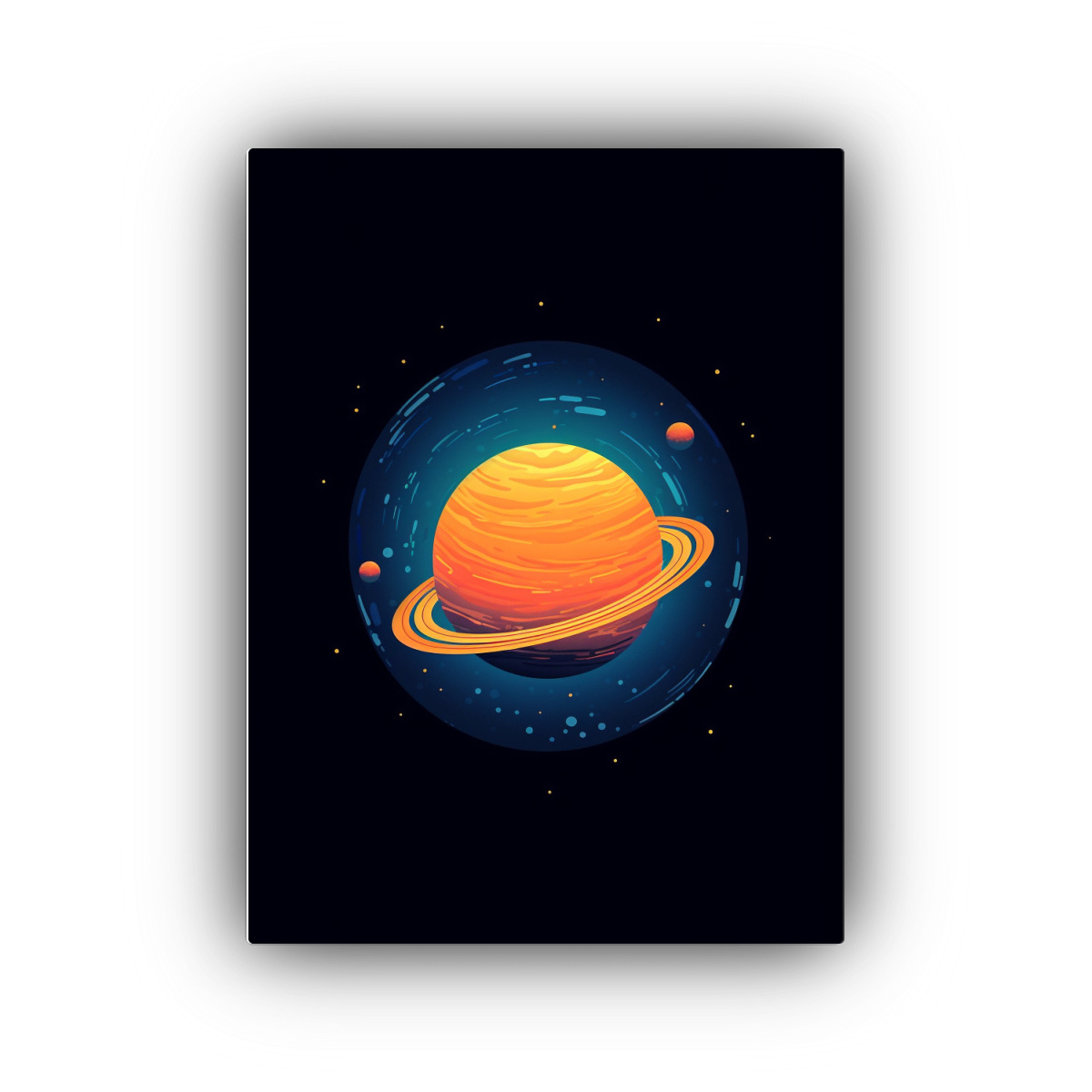 CUADRO DE COLORES ELEGANTE ESTILO PIXAR 2D 60X90 CM - 1