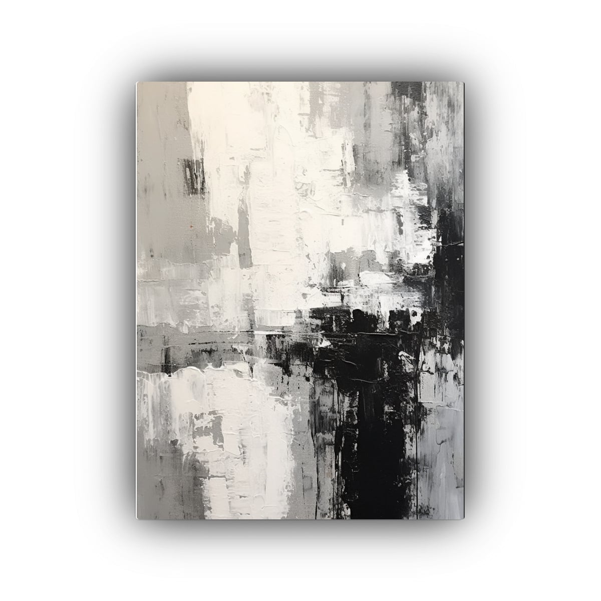 CUADRO DECORATIVO ABSTRACTO PINTADO POR ARTISTA 40X60 CM - 1