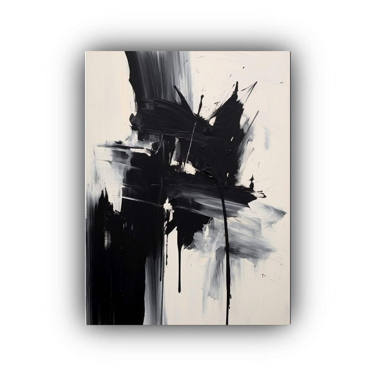 COMPOSICIÓN ABSTRACTA PARA CUARTO: PINTURA 40X50 CM - 1