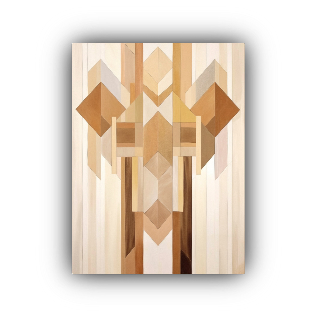 CUADRO ACUARELA GEOMÉTRICO RESISTENTE EN DISEÑO 50X75 CM - 1