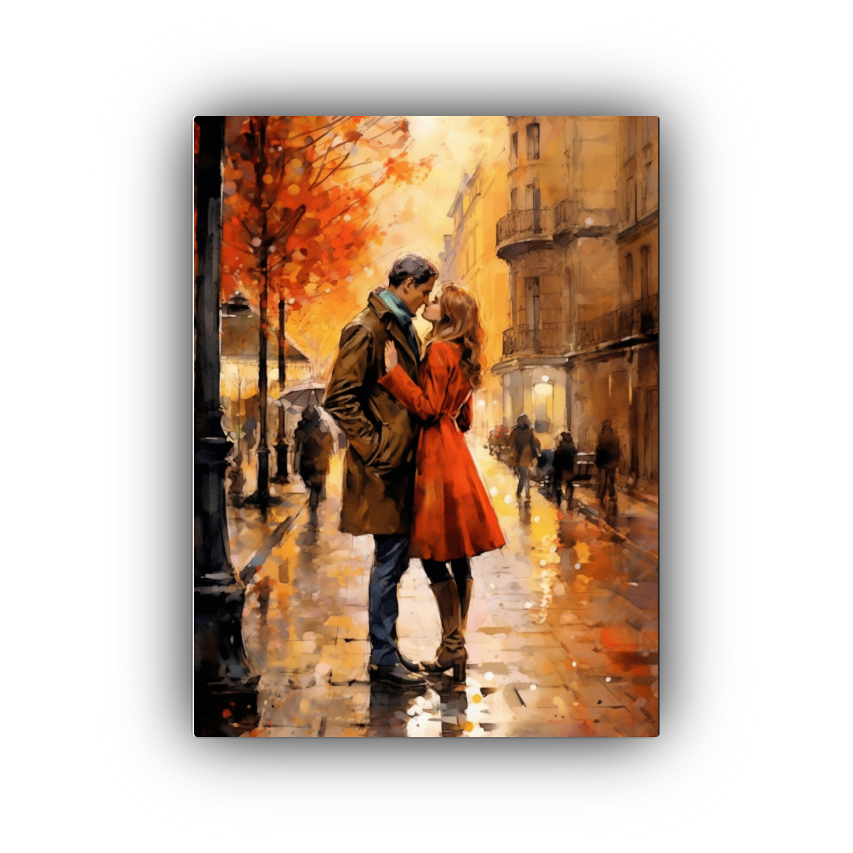 CUADRO DECORATIVO ROMANCE EN LA CALLE DE PARÍS 20X30 CM - 1