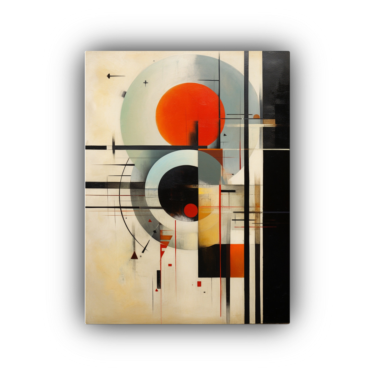 CUADRO ESPECTACULAR DE MODERNIDAD DE LASZLO 30X45 CM - 1