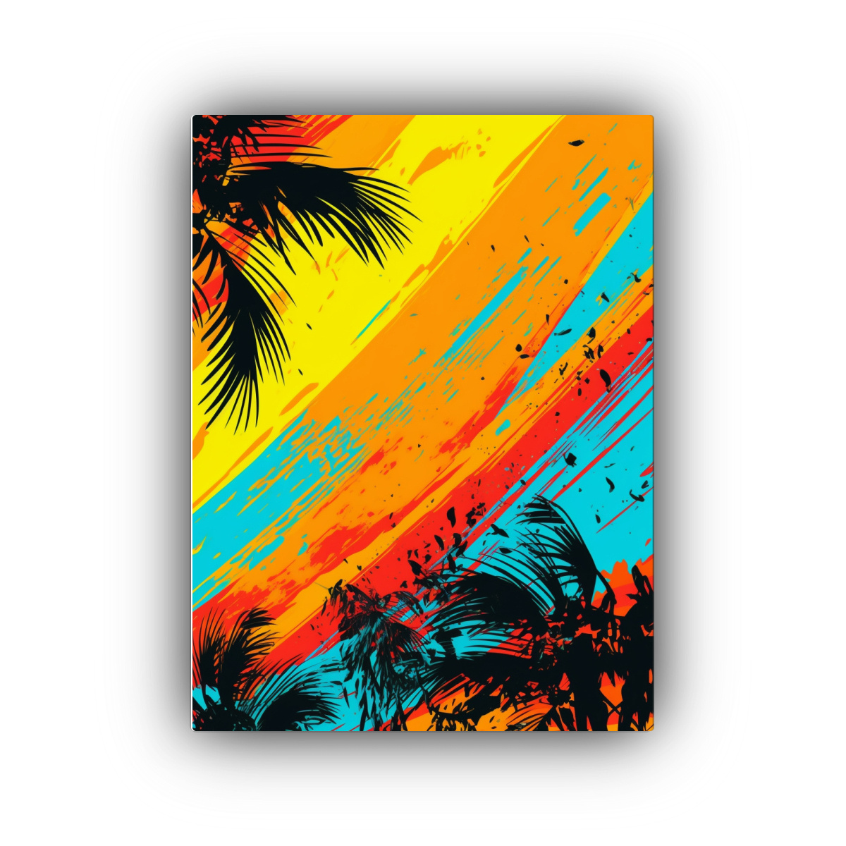 PINTURAS DE ARTE DE PARED RETRO INSPIRADAS EN 20X30 CM - 1