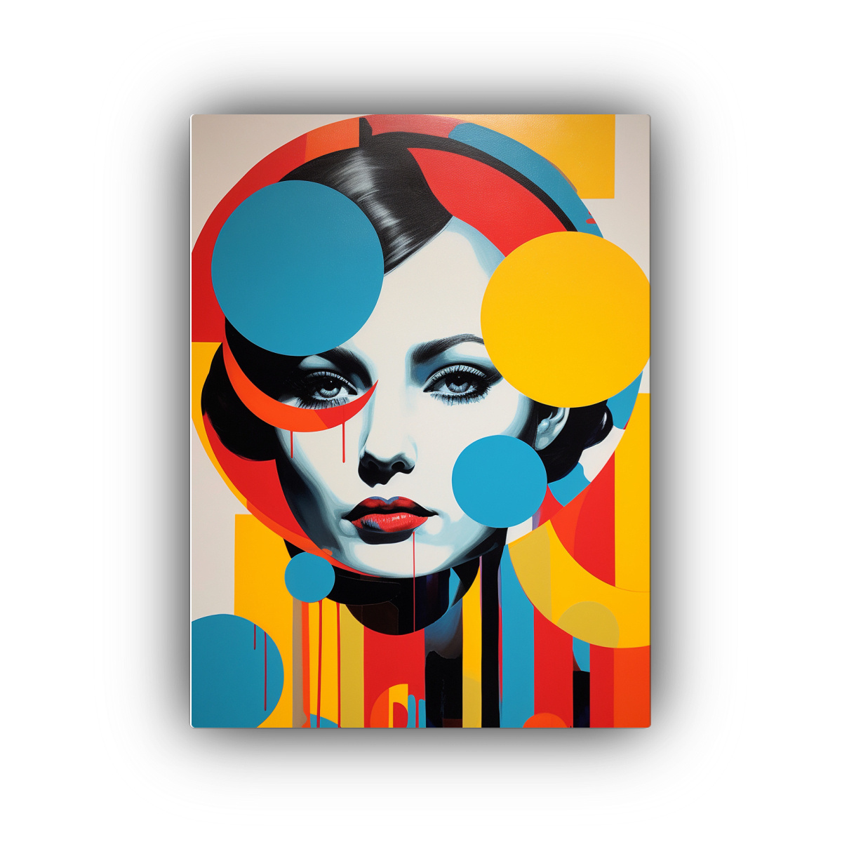 CUADRO MINIMALISTA ESTILO GALERÍA ARTE POP 50X75 CM - 1