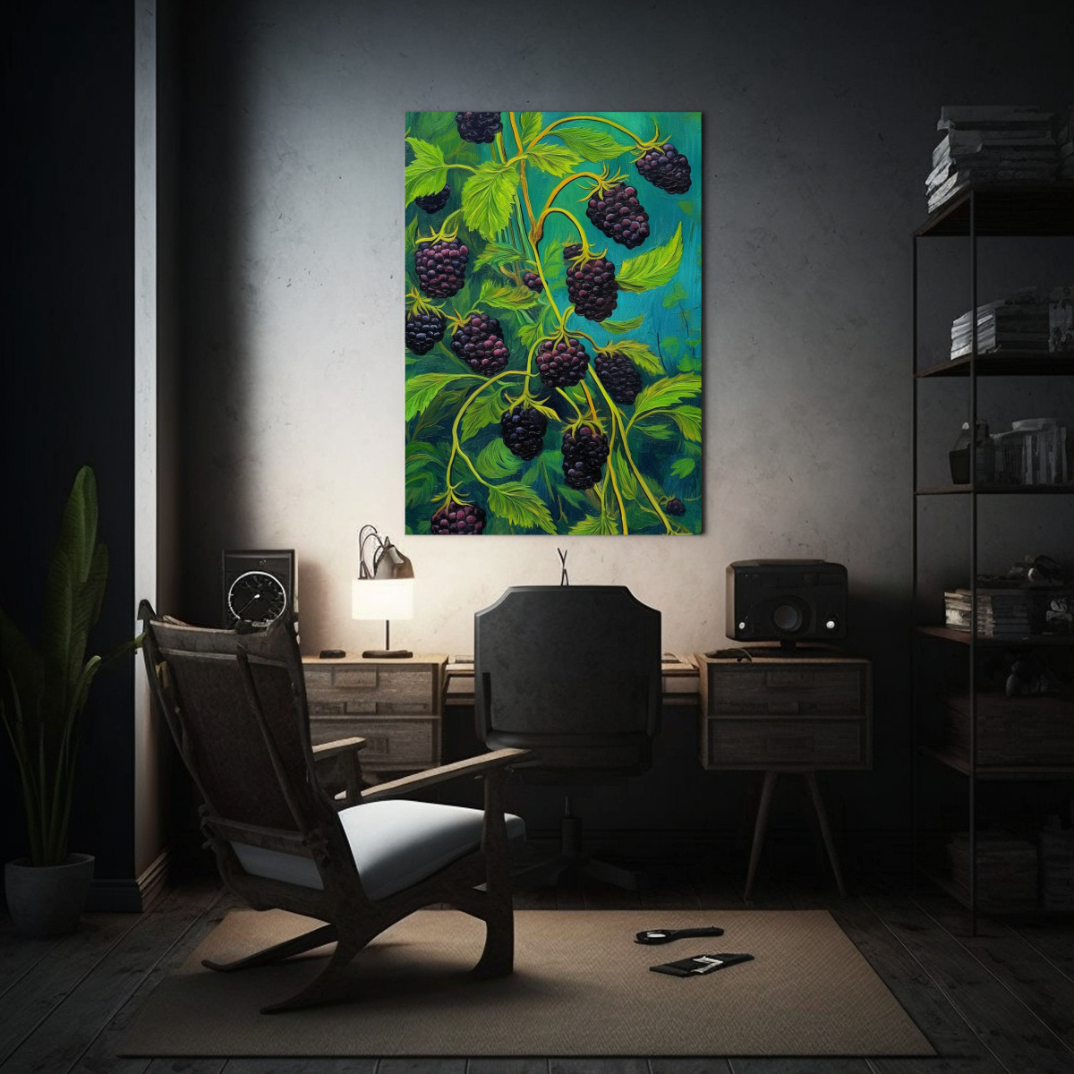 PINTURA EXCLUSIVA ESTILO GALERÍA DE ARTE DE 50X75 CM - 2