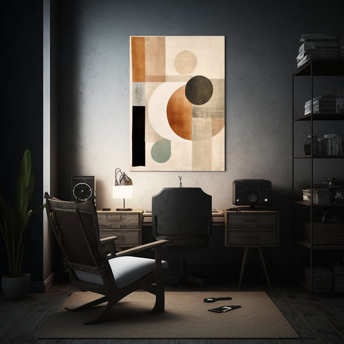 PINTURA DECORATIVA ESTILO WABI SABI SCANDI CON 20X30 CM - 2
